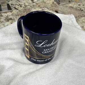 Loehmann’s San Francisco Navy Blue Ceramic Coffee Mug